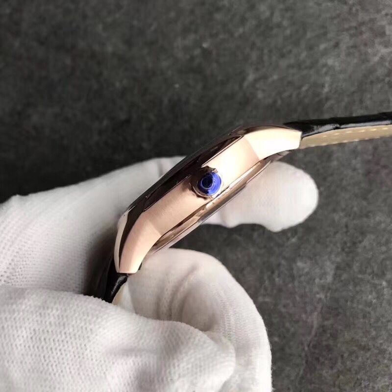 sss廠歐米茄蝶飛繫列431.53.41.21.02.001玫瑰金經典男士自動機械手錶-高仿錶