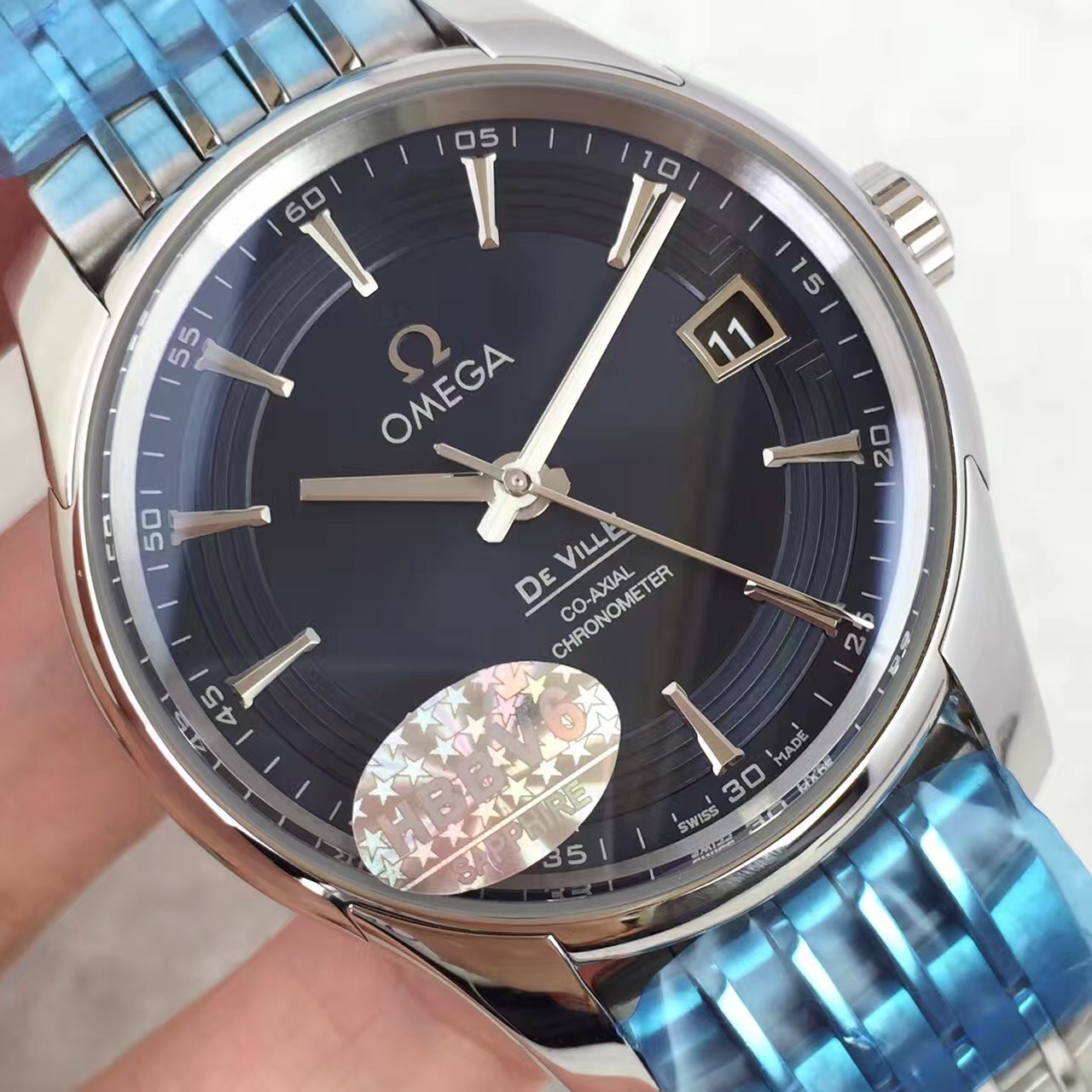 V6廠復刻歐米茄蝶飛繫列431.30.41.21.02.001一比一機械男錶側透-高仿錶