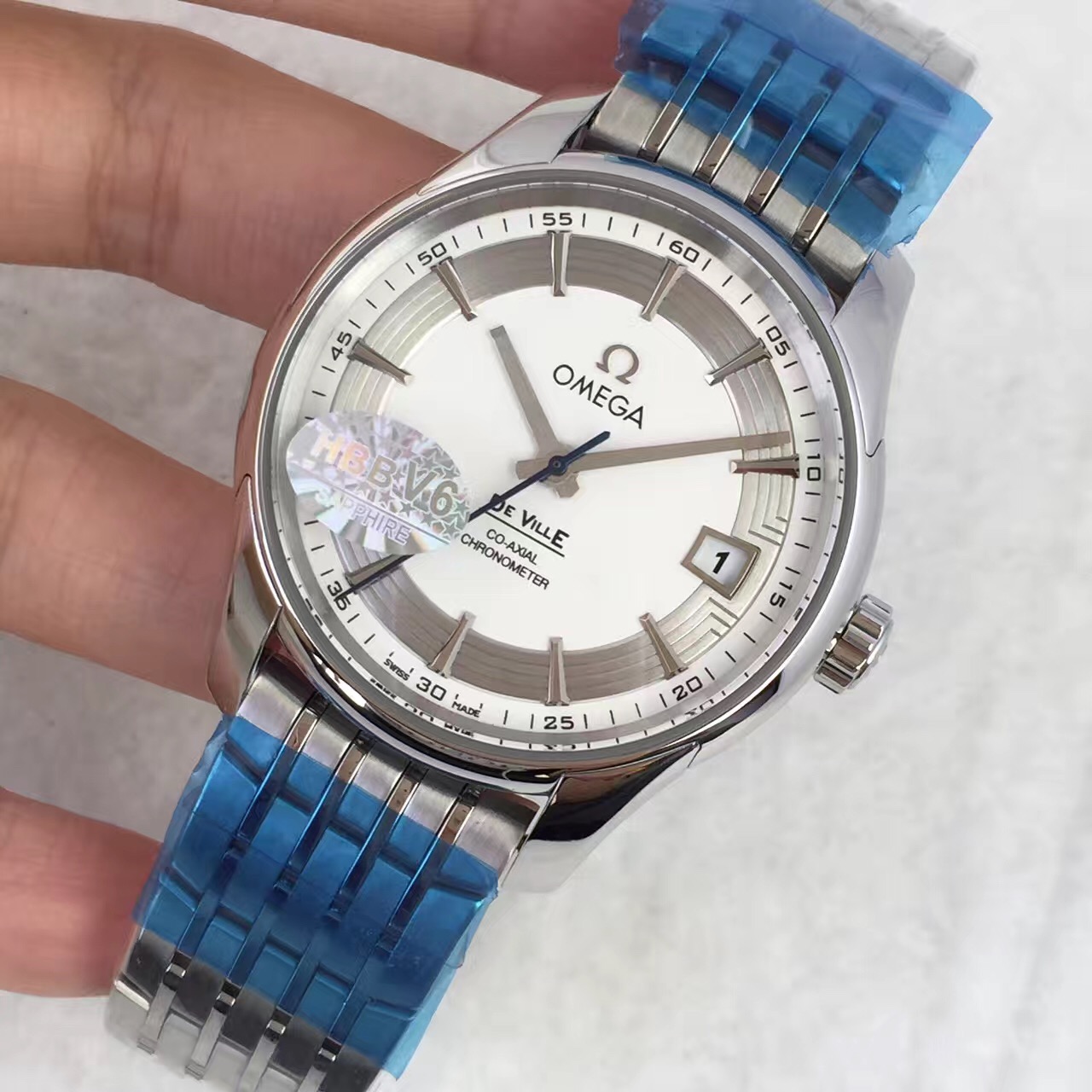 V6廠復刻歐米茄蝶飛繫列431.30.41.21.02.001一比一機械男錶側透-高仿錶