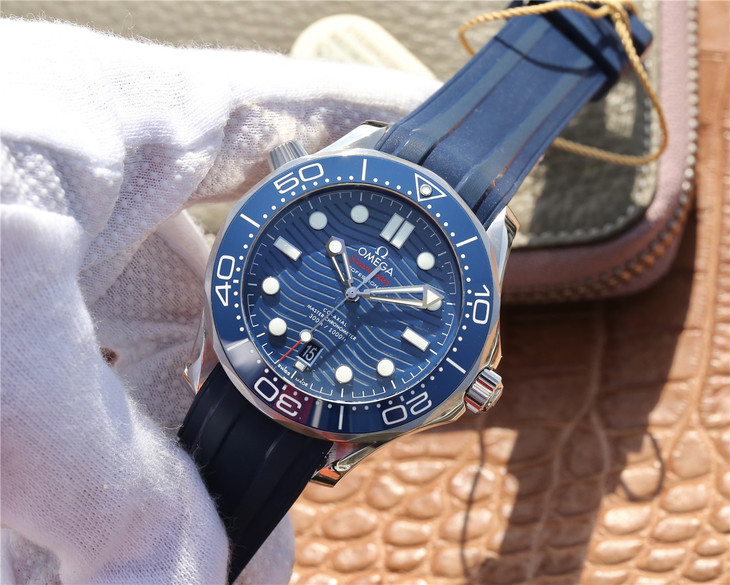 VS歐米茄海馬300米繫列升級V2版唯一與正品完全一致避震器的廠家-高仿錶