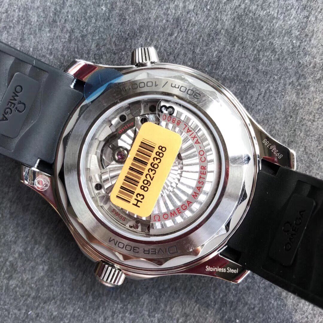 VS廠一比一復刻歐米茄海馬300米210.32.42.20.01.001膠帶男士機械表-高仿錶