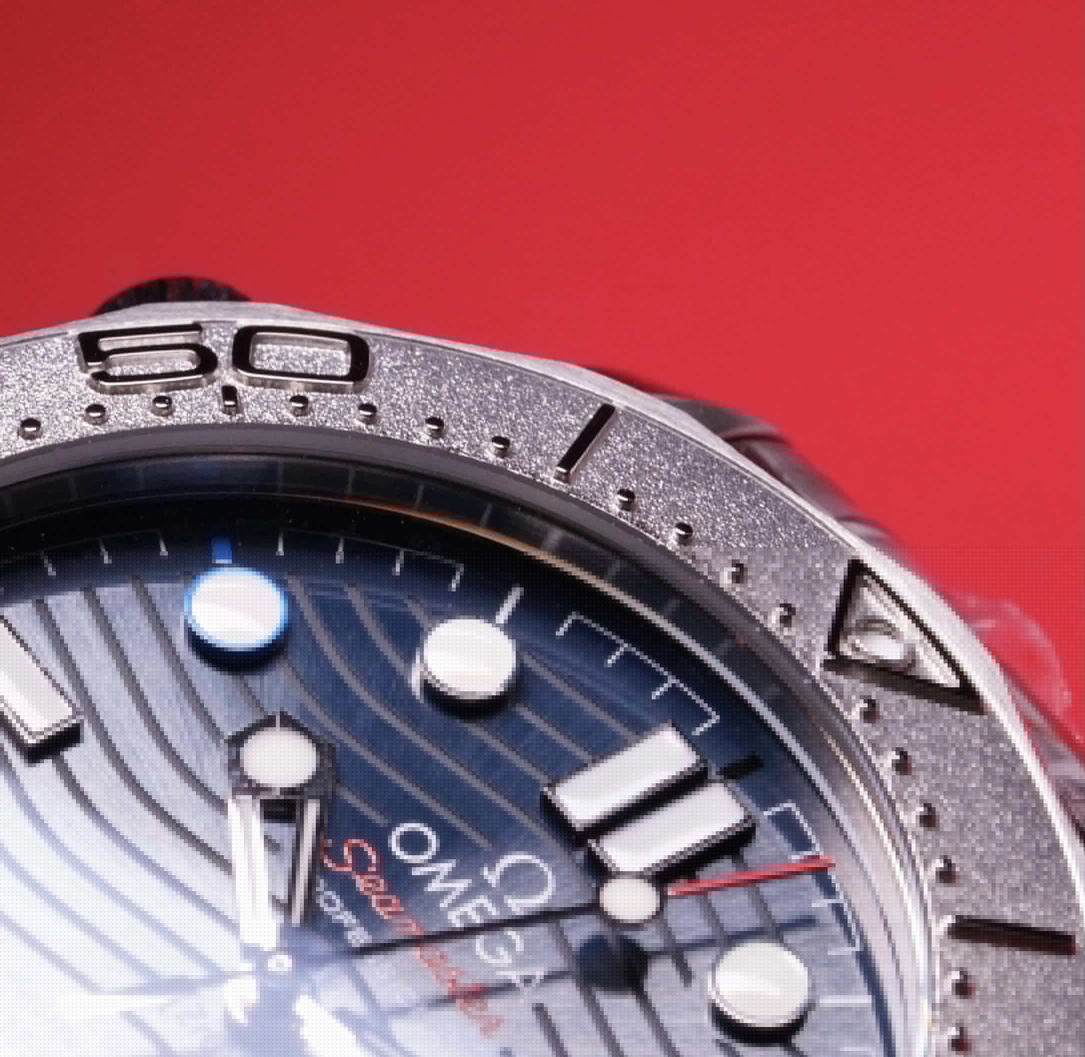 OR歐米茄海馬300系列522.30.42.20.03.001特別版藍盤鋼帶機械男表-高仿錶