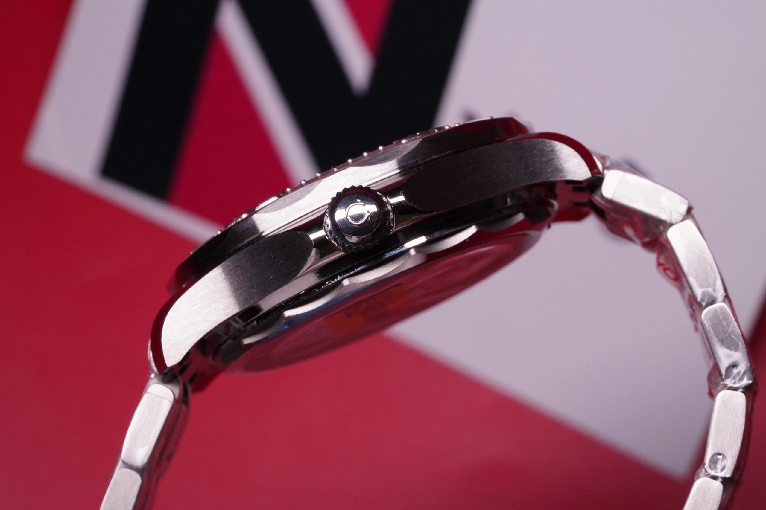 OR歐米茄海馬300系列522.30.42.20.03.001特別版藍盤鋼帶機械男表-高仿錶