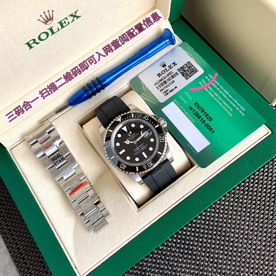 勞力士新款三代黑水鬼復刻錶天花闆級別進口陶瓷C圈-高仿錶