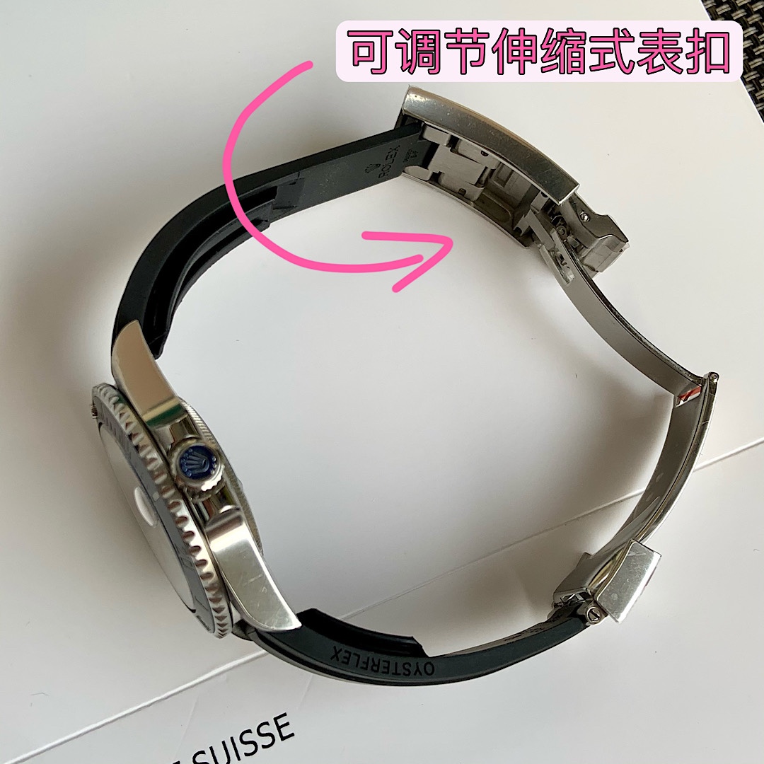 勞力士新款三代黑水鬼復刻錶天花闆級別進口陶瓷C圈-高仿錶