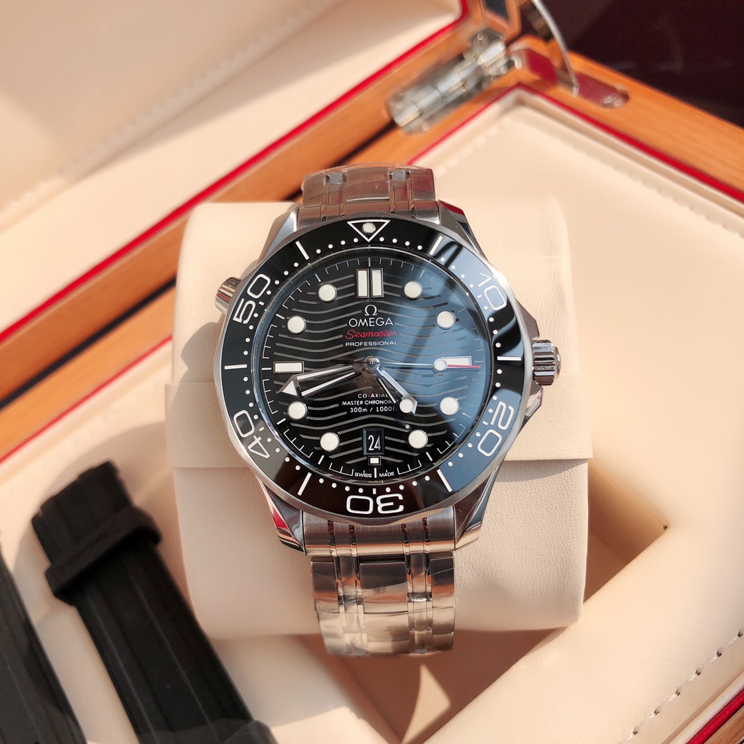 OMEGA歐米茄復刻錶海馬繫列海洋宇宙300m同軸·至臻天文臺42mm潛水錶-高仿錶