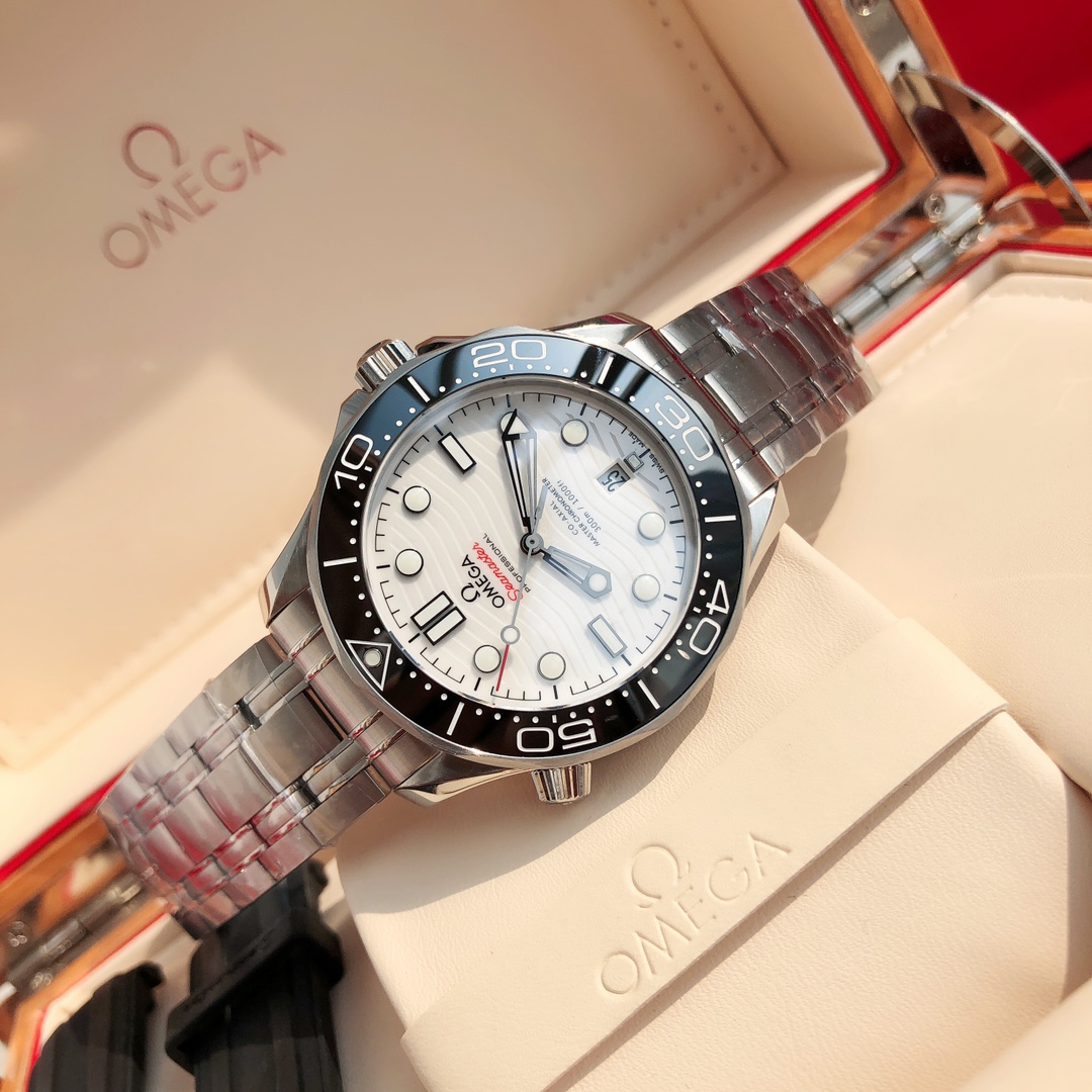 OMEGA歐米茄復刻錶海馬繫列海洋宇宙300m同軸·至臻天文臺42mm潛水錶-高仿錶