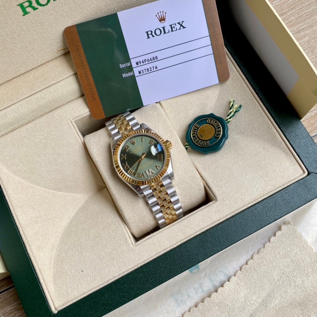 GS出之彩作——勞力士高仿錶女款式蠔恆動日誌型31mm列繫腕錶-高仿錶