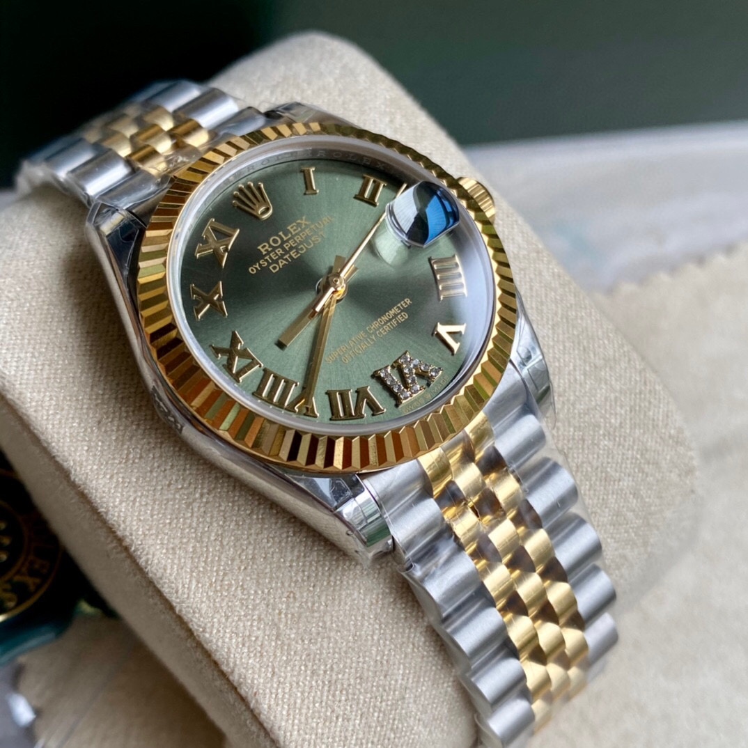 GS出之彩作——勞力士高仿錶女款式蠔恆動日誌型31mm列繫腕錶-高仿錶