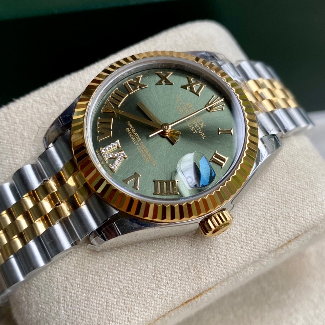 GS出之彩作——勞力士高仿錶女款式蠔恆動日誌型31mm列繫腕錶-高仿錶