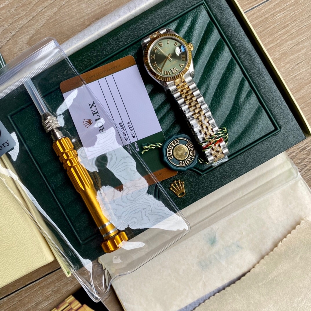 GS出之彩作——勞力士高仿錶女款式蠔恆動日誌型31mm列繫腕錶-高仿錶