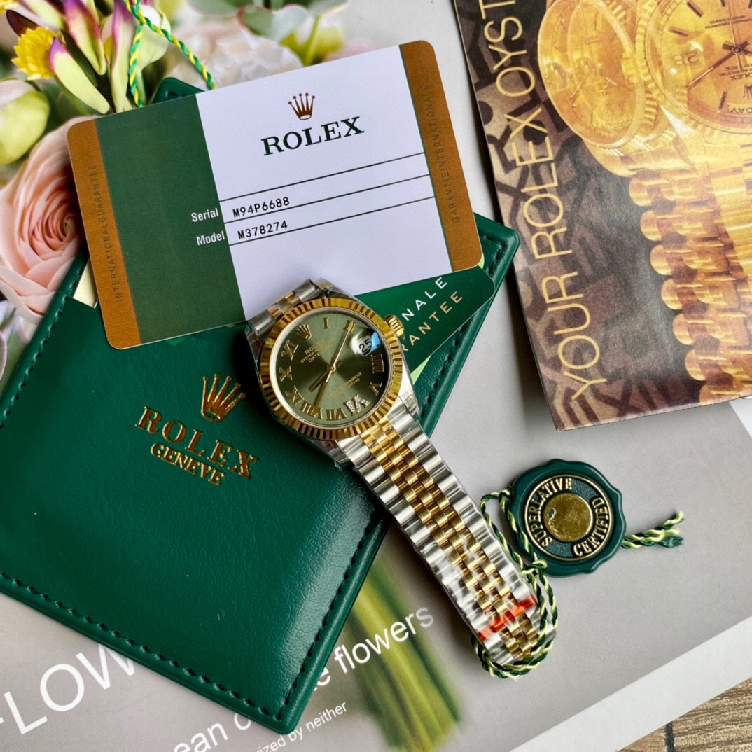 GS出之彩作——勞力士高仿錶女款式蠔恆動日誌型31mm列繫腕錶-高仿錶