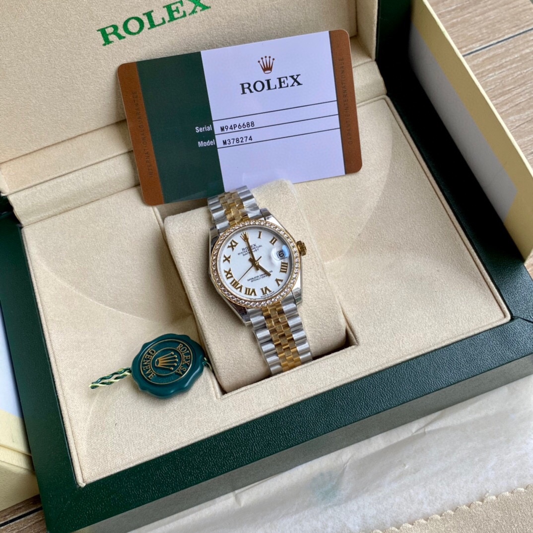 勞力士女款式蠔恆動日誌型一比一高仿腕錶-高仿錶