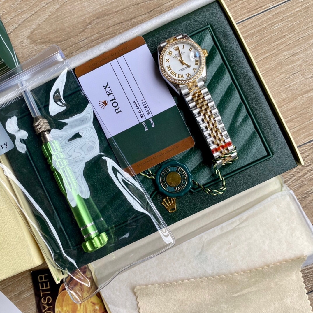 勞力士女款式蠔恆動日誌型一比一高仿腕錶-高仿錶