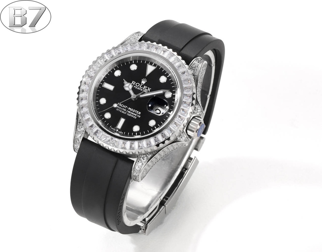 勞力士頂級高仿錶Rolex全球限量寶石款遊艇名仕型值得擁有-高仿錶