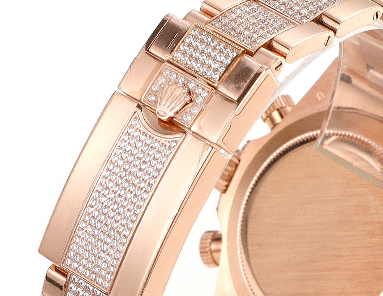 MS Factory 勞力士彩虹圈迪通拿高仿錶鉑金眼 Cal.7750機械計時-高仿錶