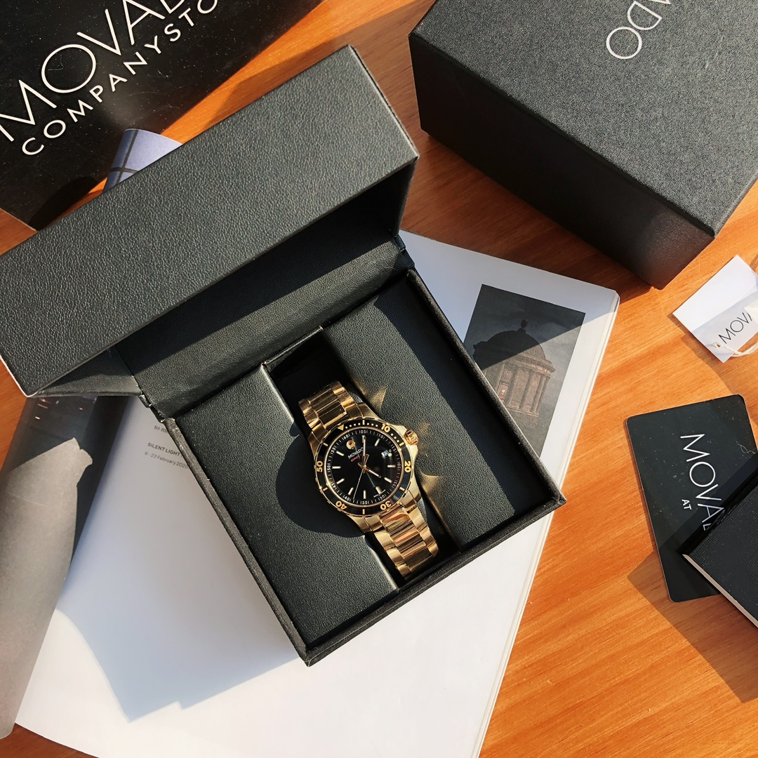 Movado Series800石英潛水夜光高仿腕錶-高仿錶