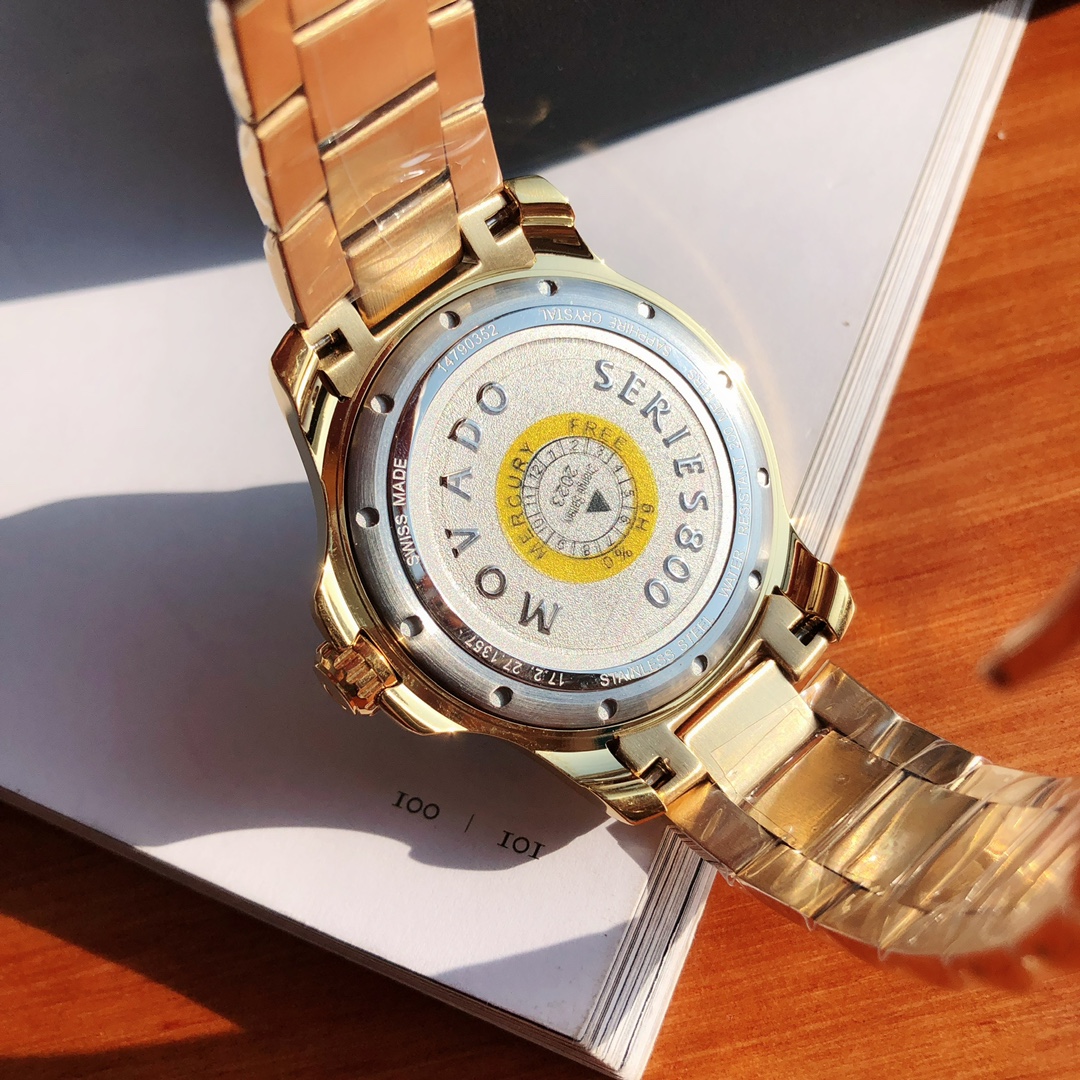 Movado Series800石英潛水夜光高仿腕錶-高仿錶