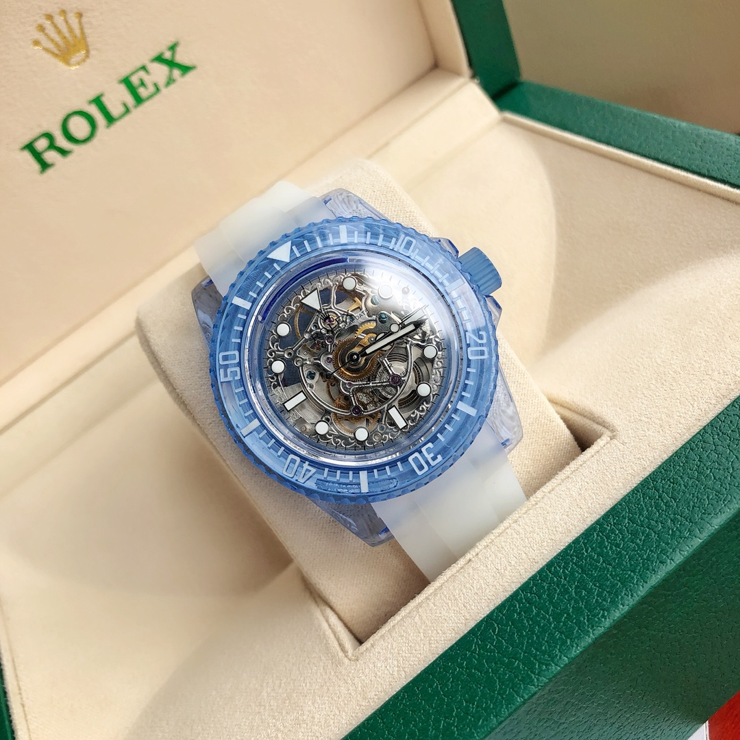 爆改勞力士水鬼頂級高仿《藍寶石水晶鏤空版》-高仿錶 爆改勞力士水鬼頂級高仿《藍寶石水晶鏤空版》-高仿錶