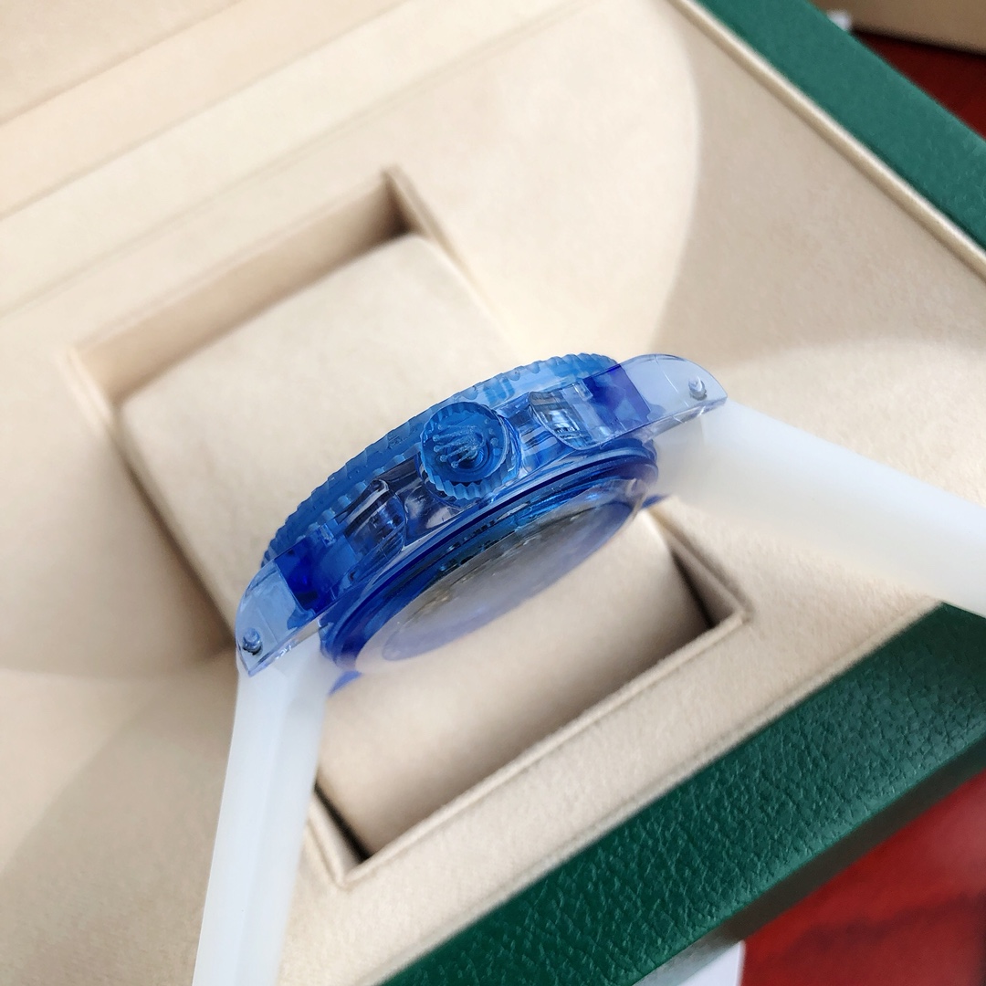 爆改勞力士水鬼頂級高仿《藍寶石水晶鏤空版》-高仿錶 爆改勞力士水鬼頂級高仿《藍寶石水晶鏤空版》-高仿錶