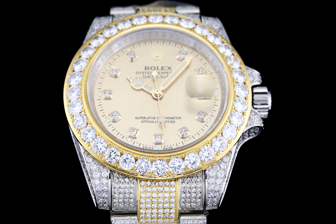 勞力士ROLEX 奢華極致滿天星版本腕錶904精鋼打造頂級復刻錶-高仿錶