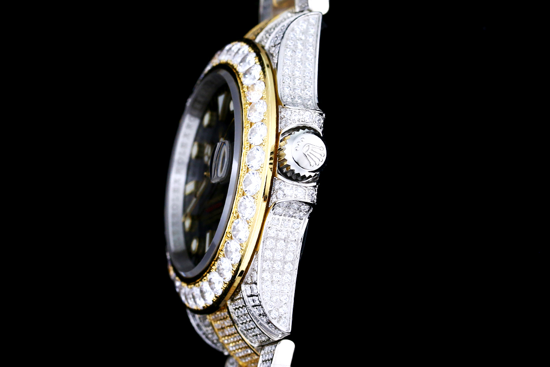 高仿腕錶勞力士ROLEX密鑲頂級施華洛世奇美鉆-高仿錶