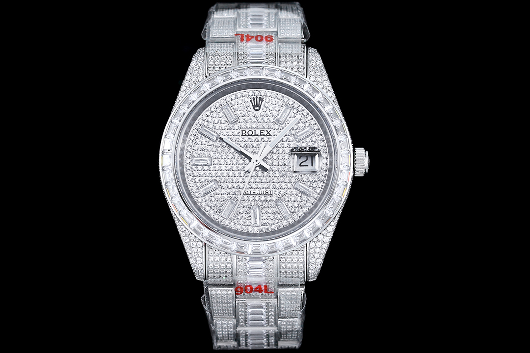 頂級一比一復刻錶勞力士ROLEX 密鑲頂級施華洛世奇美鉆-高仿錶