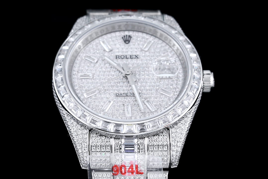 頂級一比一復刻錶勞力士ROLEX 密鑲頂級施華洛世奇美鉆-高仿錶