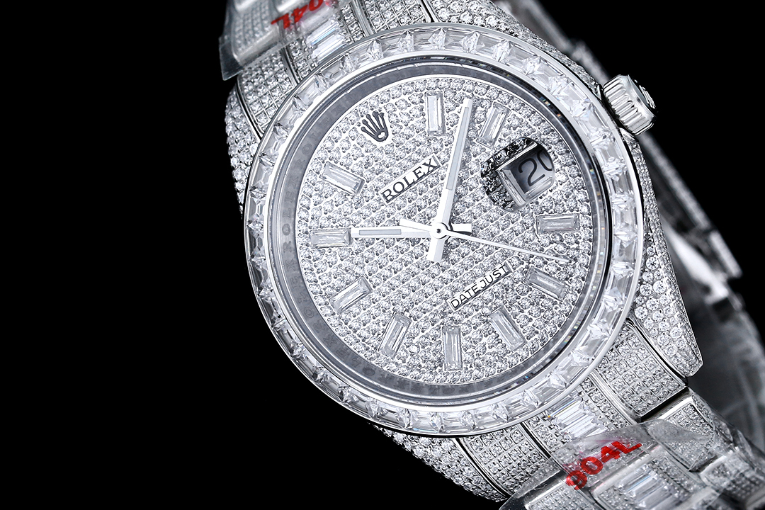 頂級一比一復刻錶勞力士ROLEX 密鑲頂級施華洛世奇美鉆-高仿錶