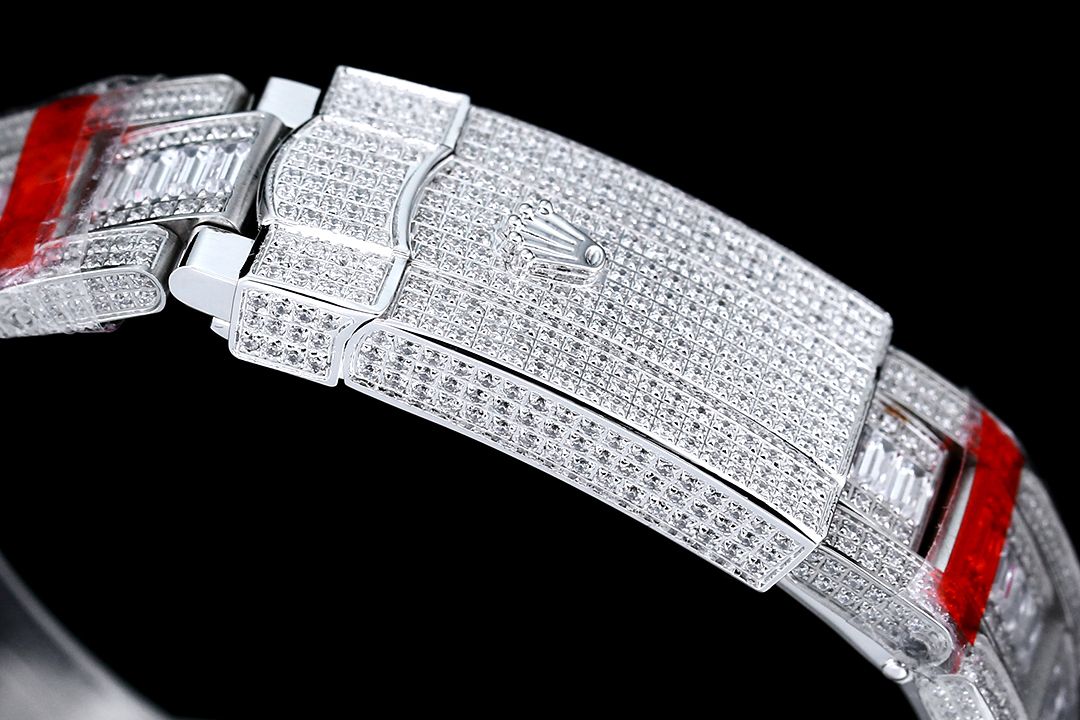 頂級一比一復刻錶勞力士ROLEX 密鑲頂級施華洛世奇美鉆-高仿錶